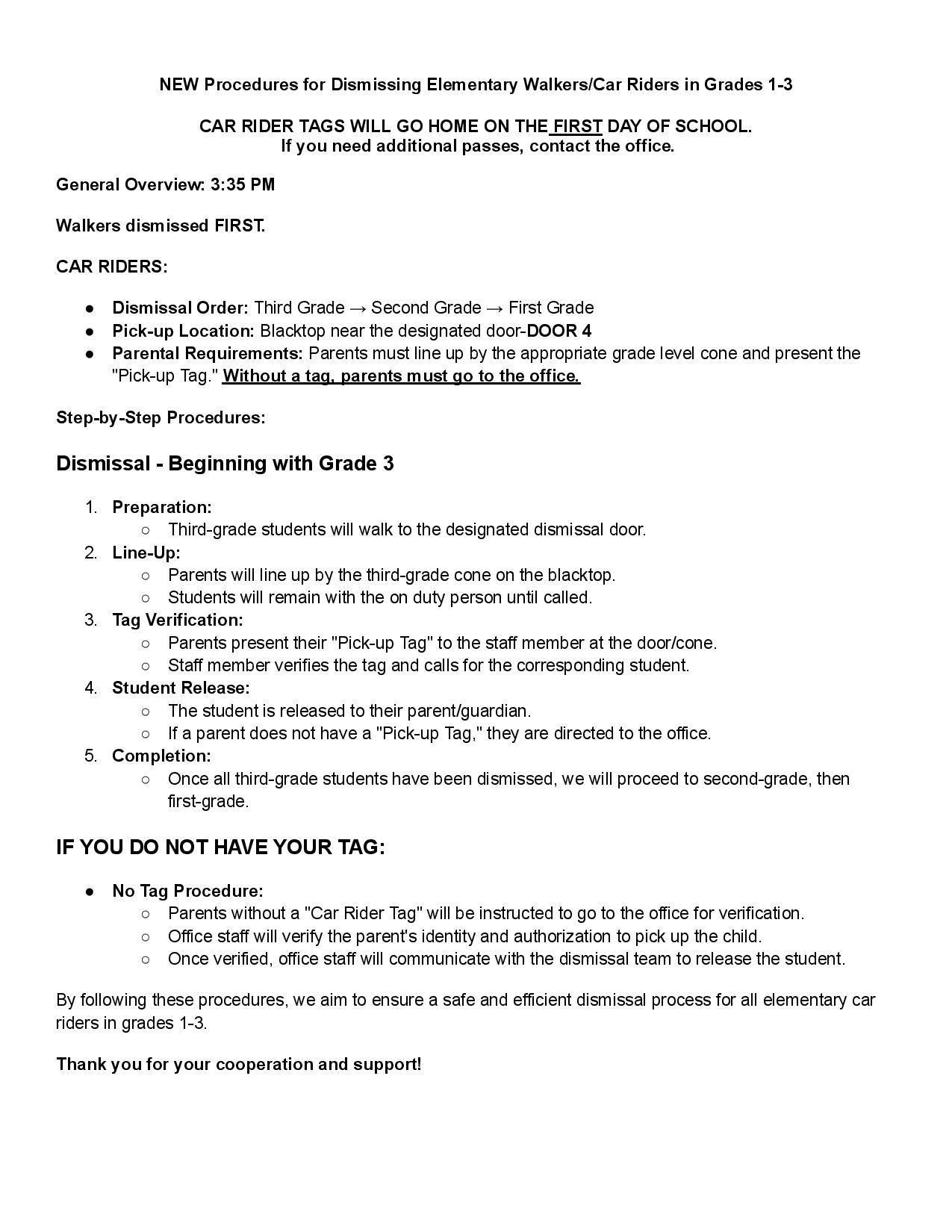 Dismissal